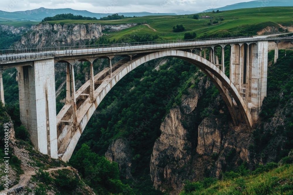dramatic shot of bridge spanning deep canyon symbolizing reconciliation and building connections dramatic shot of bridge spanning deep canyon symbolizing reconciliation and building connections