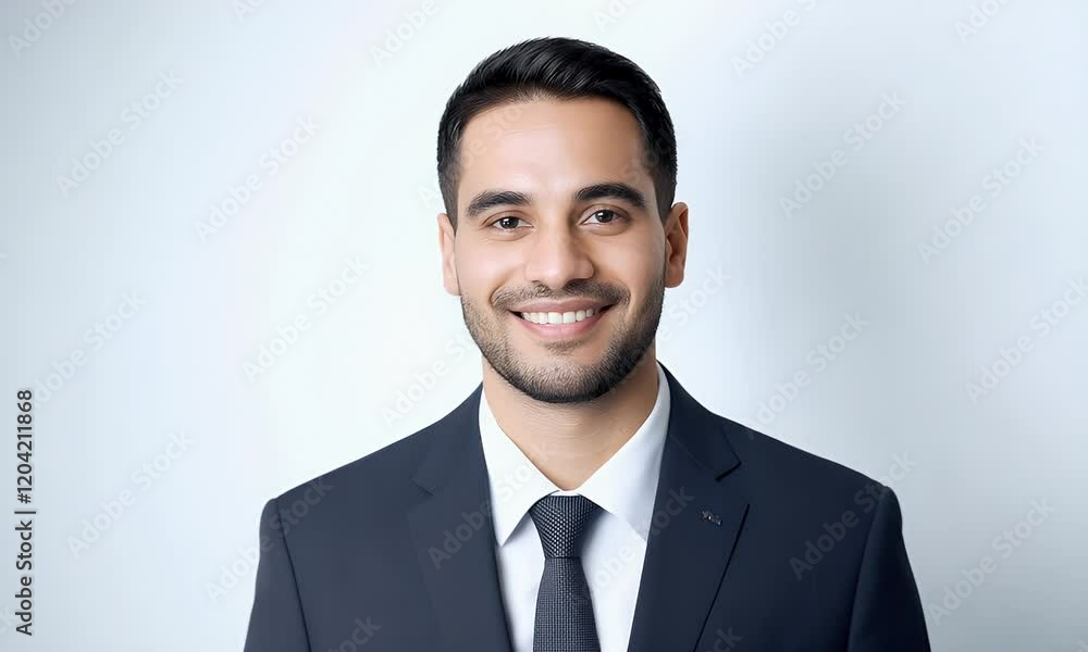 Confident Businessman Portrait: Professional Headshot Confident Businessman Portrait: Professional Headshot