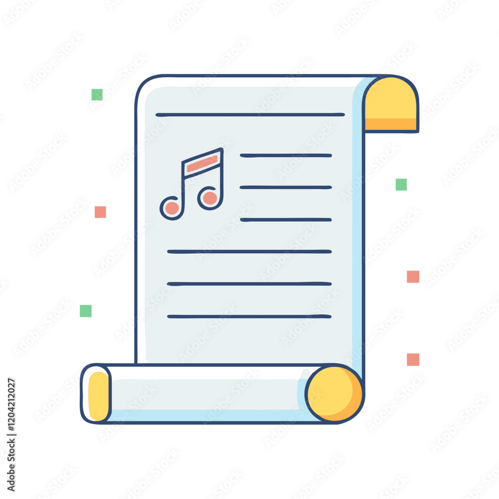 music sheet icon, music sheet vector illustration-simple illustration of music sheet, perfect for music sheet logos and icons music sheet icon, music sheet vector illustration-simple illustration of music sheet, perfect for music sheet logos and icons