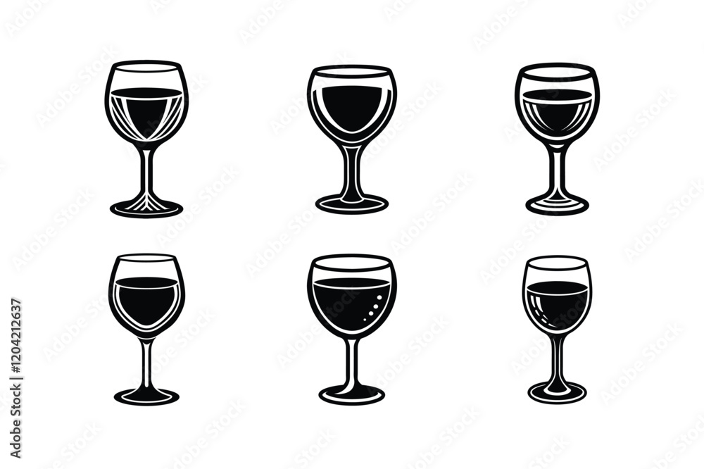 set of glasses set of glasses