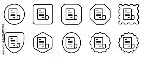 Editable document vector icon. Part of a big icon set family. Perfect for web and app interfaces, presentations, infographics, etc