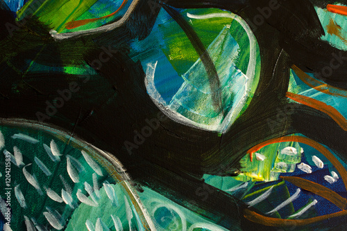Detail of the Painting as a Background