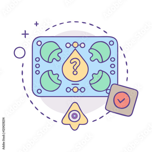 ouija board icon, ouija board vector illustration-simple illustration of ouija board, perfect for ouija board logos and icons