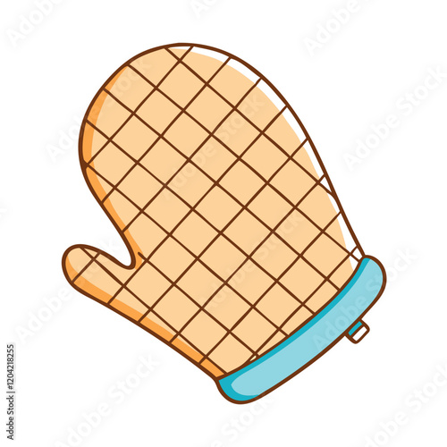 oven mitt icon, oven mitt vector illustration-simple illustration of oven mitt, perfect for oven mitt logos and icons