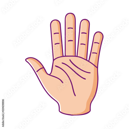 palm reading hand icon, palm reading hand vector illustration-simple illustration of palm reading hand, perfect for palm reading hand logos and icons