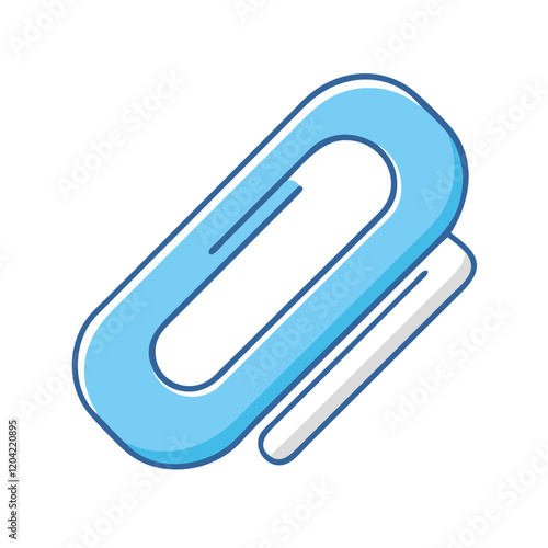 paperclip icon, paperclip vector illustration-simple illustration of paperclip, perfect for paperclip logos and icons
