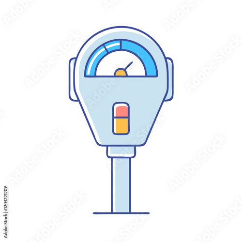 parking meter icon, parking meter vector illustration-simple illustration of parking meter, perfect for parking meter logos and icons