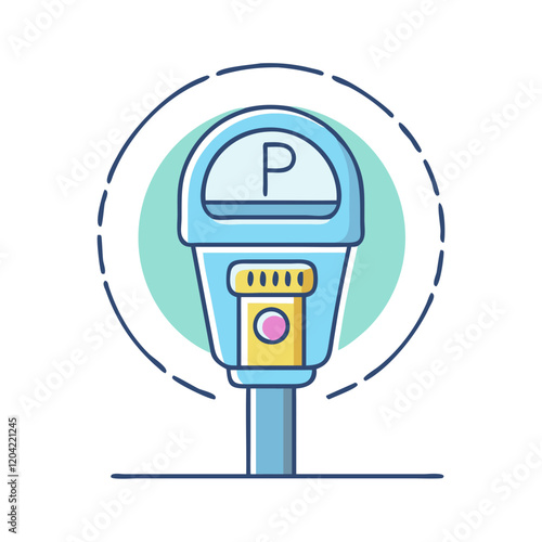 parking meter icon, parking meter vector illustration-simple illustration of parking meter, perfect for parking meter logos and icons