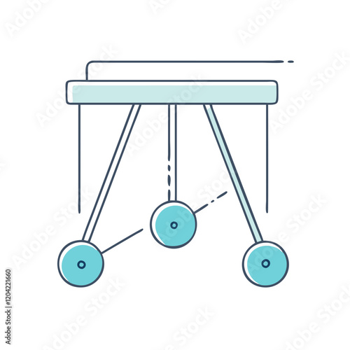 pendulum icon, pendulum vector illustration-simple illustration of pendulum, perfect for pendulum logos and icons