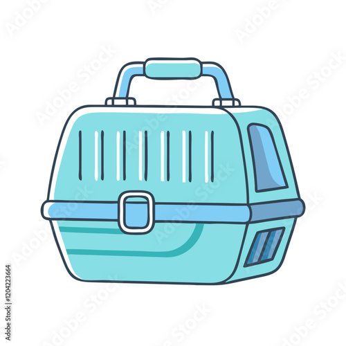 pet carrier icon, pet carrier vector illustration-simple illustration of pet carrier, perfect for pet carrier logos and icons