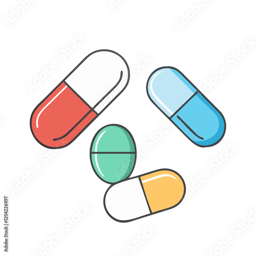 pills icon, pills vector illustration-simple illustration of pills, perfect for pills logos and icons