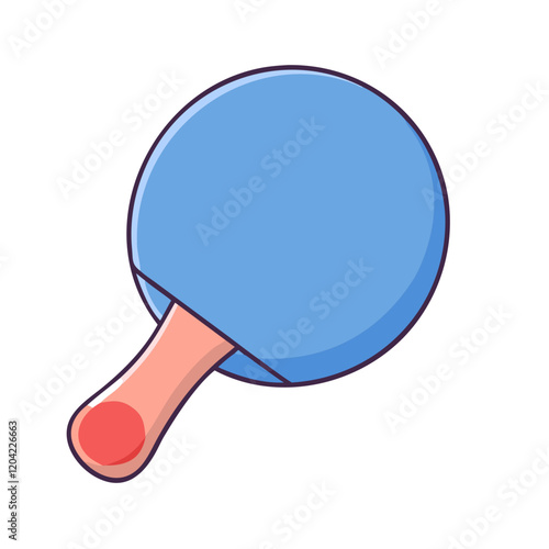 ping pong paddle icon, ping pong paddle vector illustration-simple illustration of ping pong paddle, perfect for ping pong paddle logos and icons