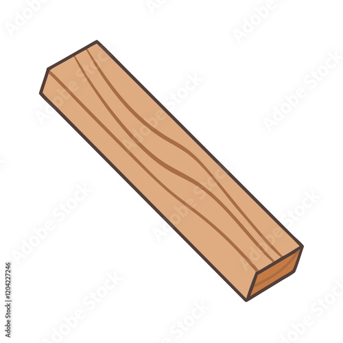 plank icon, plank vector illustration-simple illustration of plank, perfect for plank logos and icons