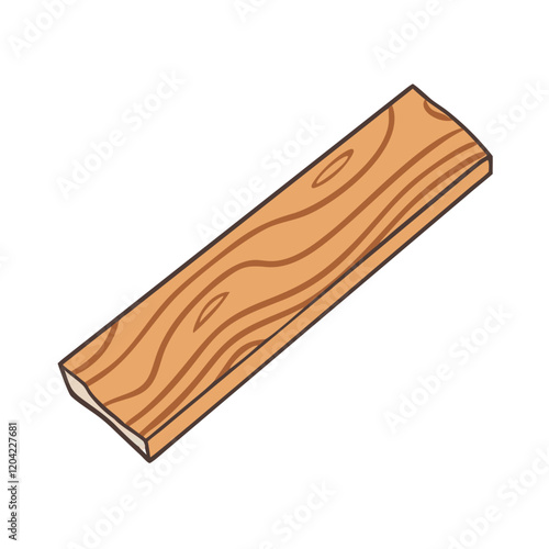 plank of wood icon, plank of wood vector illustration-simple illustration of plank of wood, perfect for plank of wood logos and icons