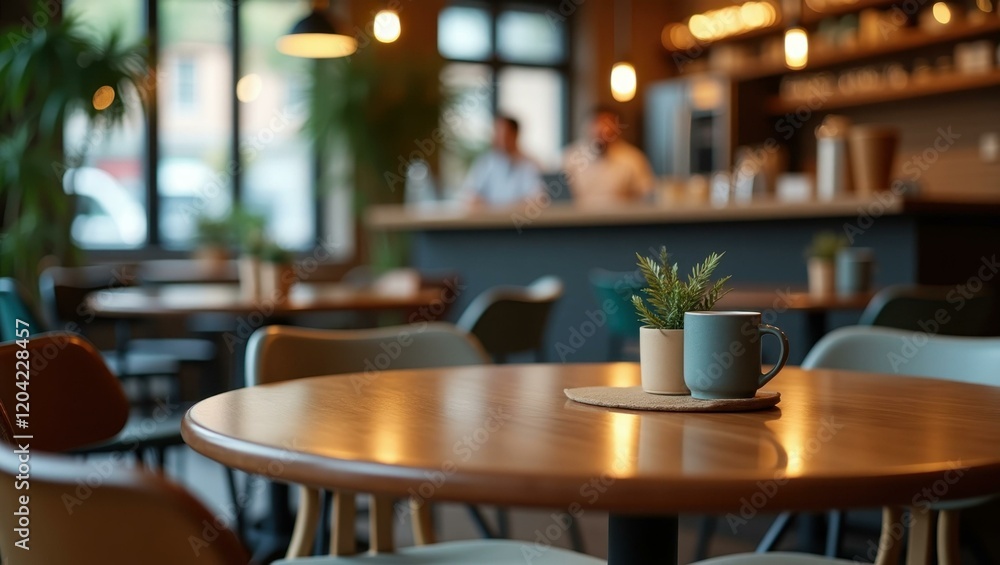 Beautifully arranged cafe table set with mismatched chairs inviting creativity Smiling Hispanic startup founders brainstorming in a cafe Beautifully arranged cafe table set with mismatched chairs inviting creativity Smiling Hispanic startup founders brainstorming in a cafe