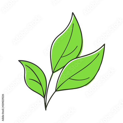 plant leaf icon, plant leaf vector illustration-simple illustration of plant leaf, perfect for plant leaf logos and icons