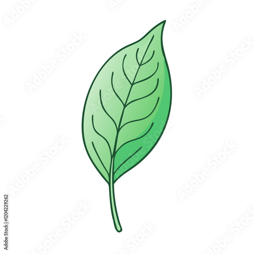 plant leaf icon, plant leaf vector illustration-simple illustration of plant leaf, perfect for plant leaf logos and icons