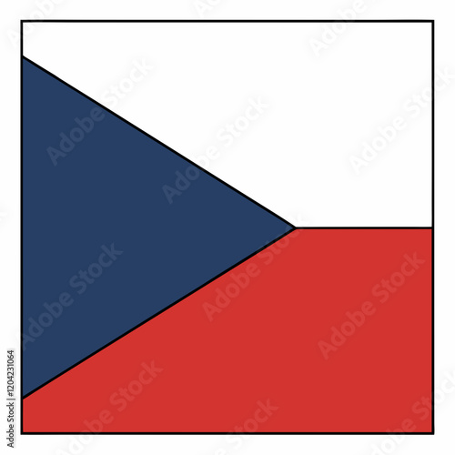 Czech Republic Flag: Geometric design with blue, white, and red triangles.
Free Download Czech Republic Flag: Geometric design with blue, white, and red triangles.
- GFXLoad