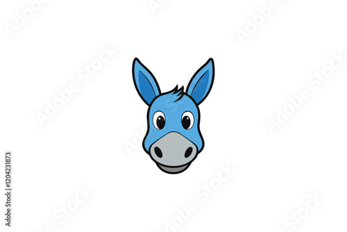 portrait of a donkey head