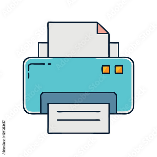 printer icon, printer vector illustration-simple illustration of printer, perfect for printer logos and icons