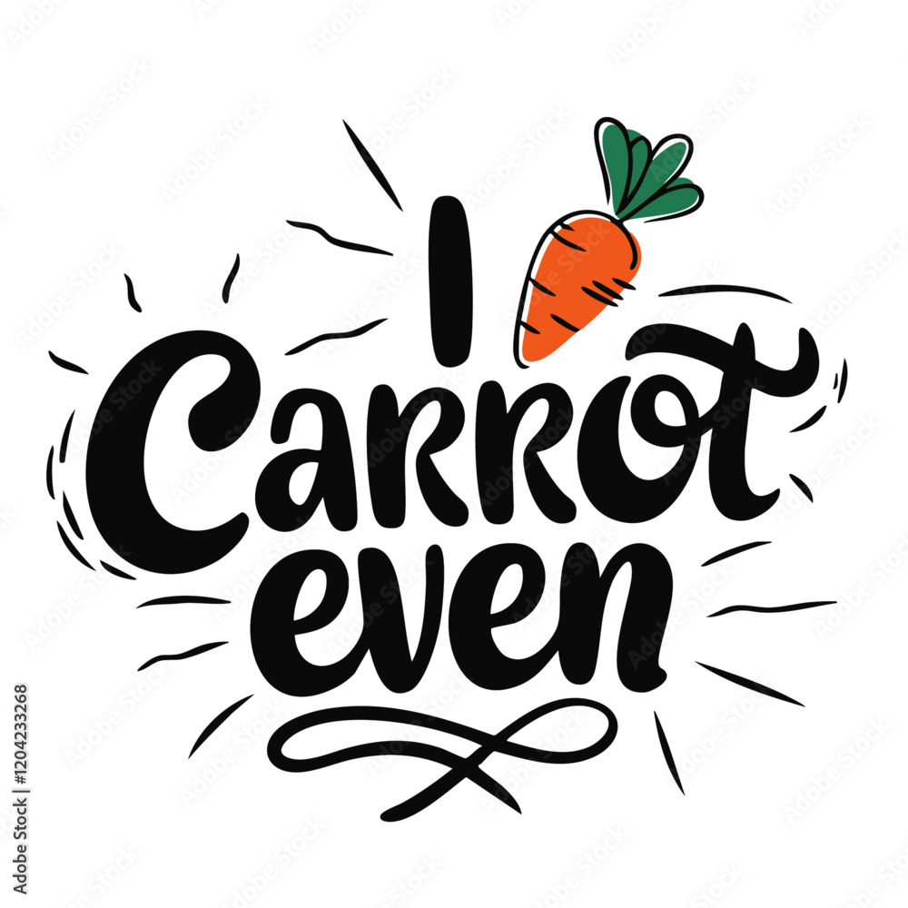 Obraz premium i carrot even easter day cute design