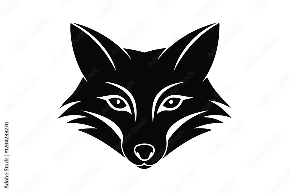 Obraz premium red fox head