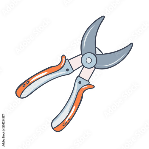 pruning shears icon, pruning shears vector illustration-simple illustration of pruning shears, perfect for pruning shears logos and icons