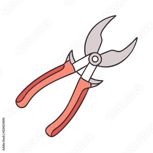 pruning shears icon, pruning shears vector illustration-simple illustration of pruning shears, perfect for pruning shears logos and icons