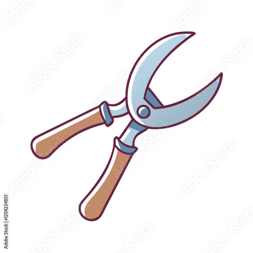 pruning shears icon, pruning shears vector illustration-simple illustration of pruning shears, perfect for pruning shears logos and icons