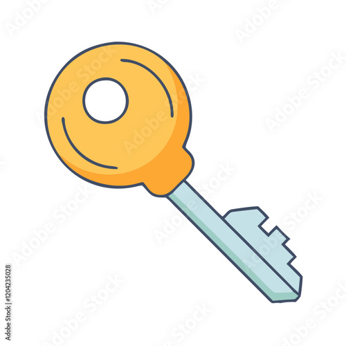 public key icon, public key vector illustration-simple illustration of public key, perfect for public key logos and icons
