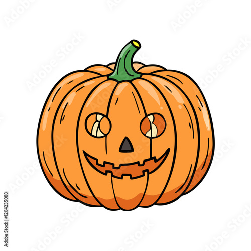 pumpkin halloween icon, pumpkin halloween vector illustration-simple illustration of pumpkin halloween, perfect for pumpkin halloween logos and icons