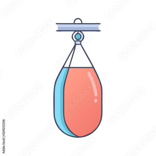 punching bag icon, punching bag vector illustration-simple illustration of punching bag, perfect for punching bag logos and icons