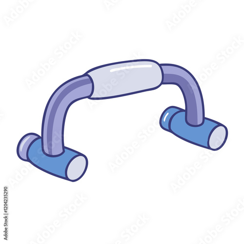 push up bar icon, push up bar vector illustration-simple illustration of push up bar, perfect for push up bar logos and icons