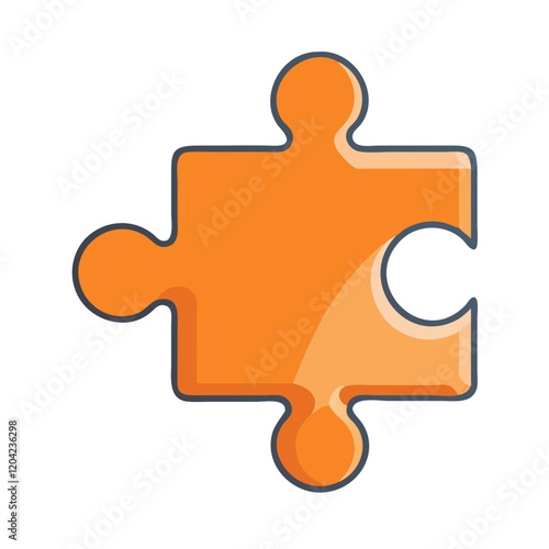 puzzle piece icon, puzzle piece vector illustration-simple illustration of puzzle piece, perfect for puzzle piece logos and icons