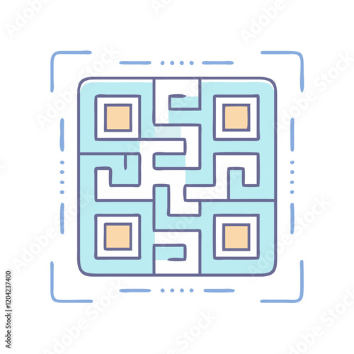 qr code icon, qr code vector illustration-simple illustration of qr code, perfect for qr code logos and icons