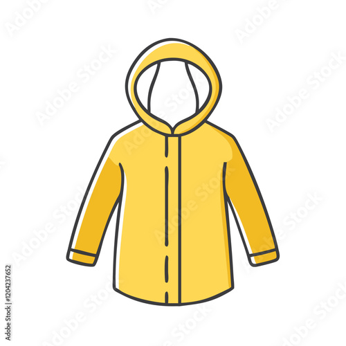 raincoat icon, raincoat vector illustration-simple illustration of raincoat, perfect for raincoat logos and icons