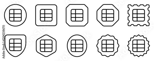 Editable spreadsheet table vector icon. Part of a big icon set family. Perfect for web and app interfaces, presentations, infographics, etc