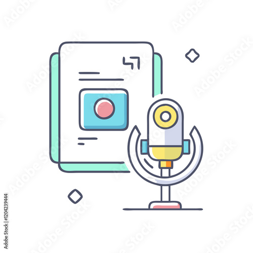 recording icon, recording vector illustration-simple illustration of recording, perfect for recording logos and icons