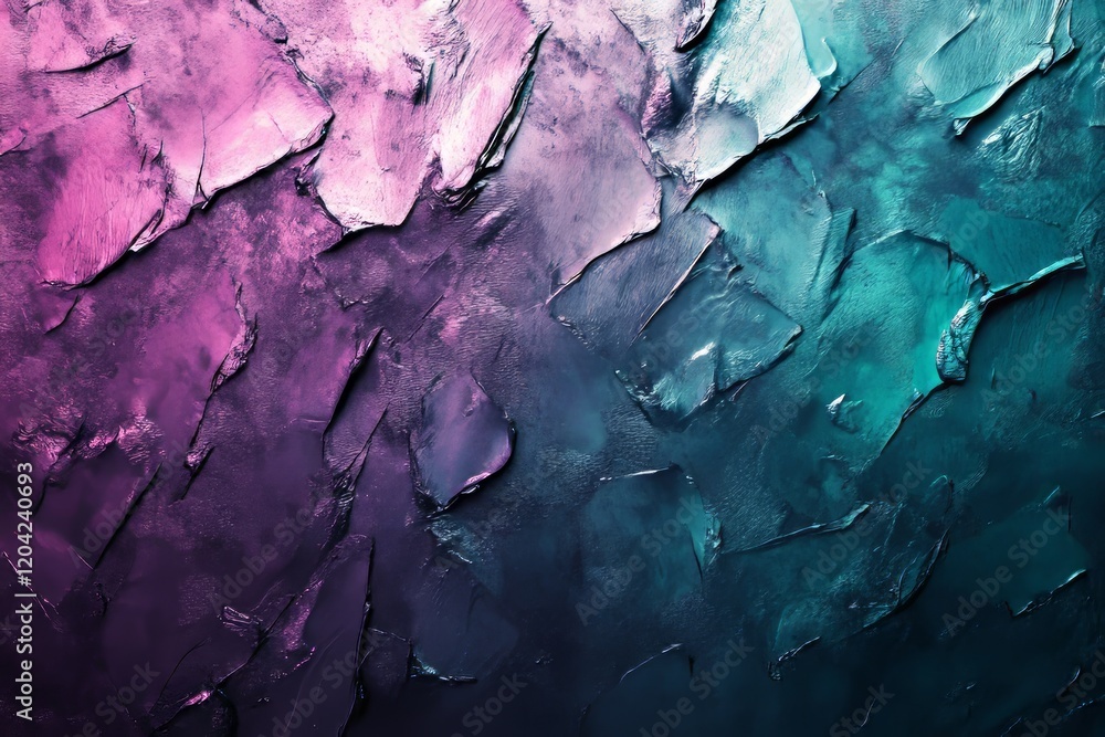Naklejka premium Abstract textured background in teal and purple