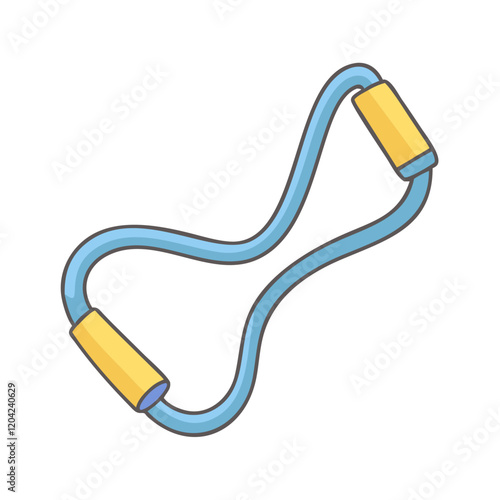 resistance band icon, resistance band vector illustration-simple illustration of resistance band, perfect for resistance band logos and icons