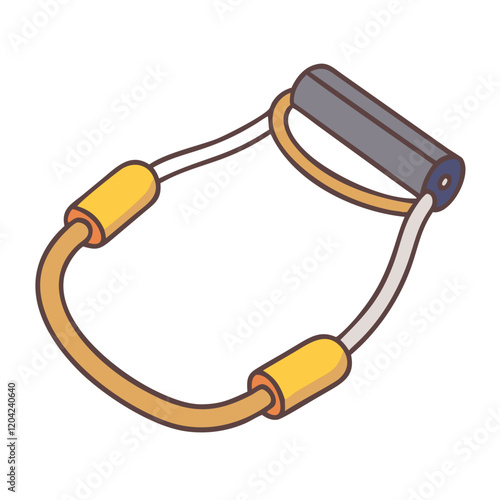 resistance band icon, resistance band vector illustration-simple illustration of resistance band, perfect for resistance band logos and icons