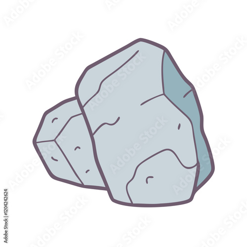 rock icon, rock vector illustration-simple illustration of rock, perfect for rock logos and icons