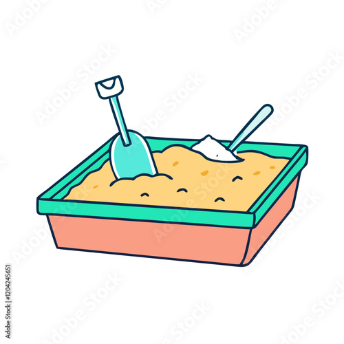 sandbox icon, sandbox vector illustration-simple illustration of sandbox, perfect for sandbox logos and icons
