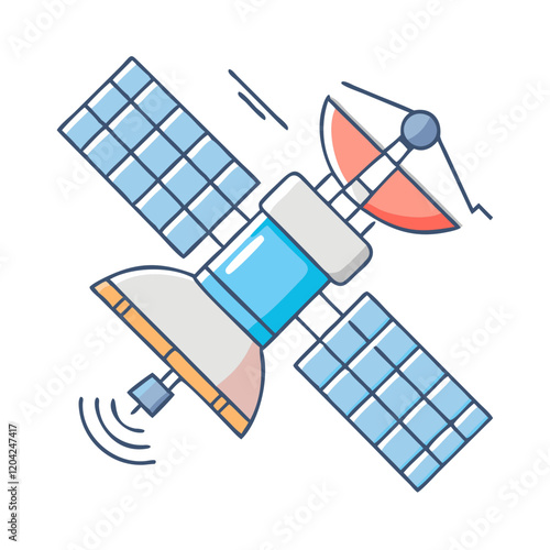 satellite icon, satellite vector illustration-simple illustration of satellite, perfect for satellite logos and icons