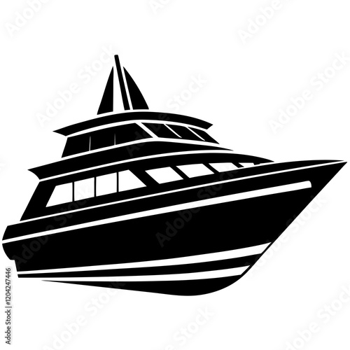 illustration of a yacht