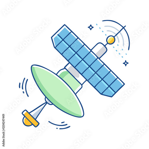satellite icon, satellite vector illustration-simple illustration of satellite, perfect for satellite logos and icons