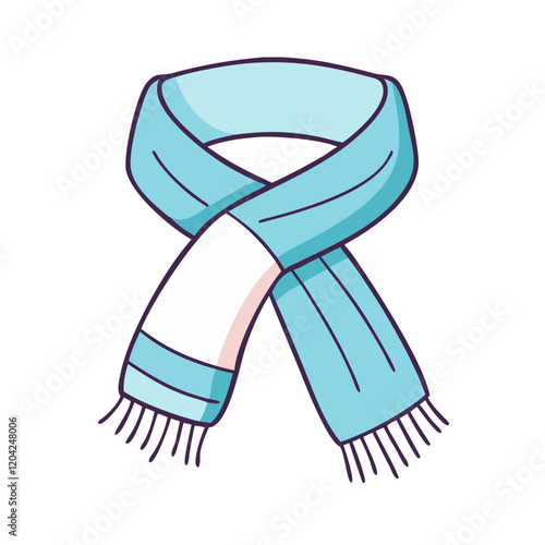 scarf icon, scarf vector illustration-simple illustration of scarf, perfect for scarf logos and icons