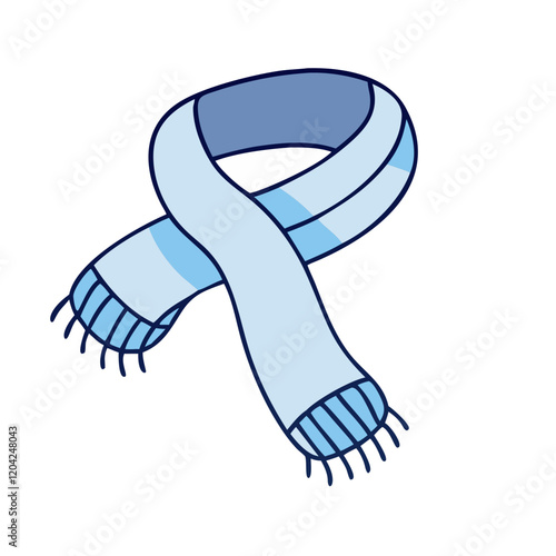 scarf icon, scarf vector illustration-simple illustration of scarf, perfect for scarf logos and icons