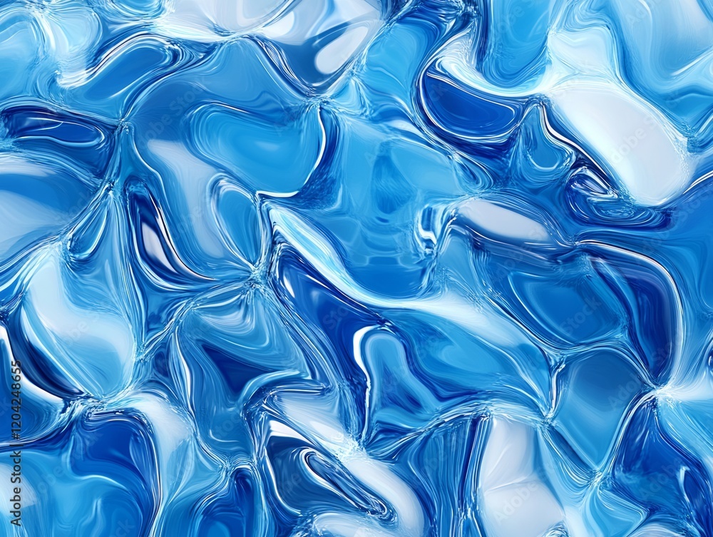 Abstract Blue Liquid Swirl Texture Abstract Blue Liquid Swirl Texture