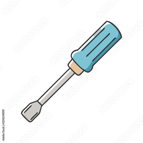 screwdriver icon, screwdriver vector illustration-simple illustration of screwdriver, perfect for screwdriver logos and icons
